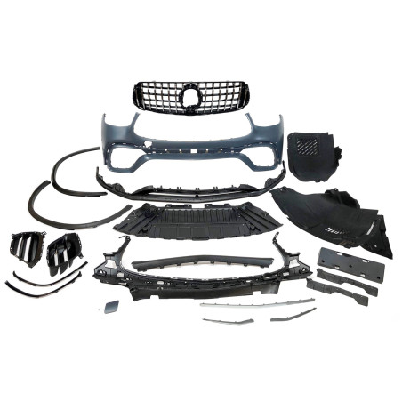 Paraurti Anteriore Mercedes X253 / C253 GLC 2020-2022 look AMG GLC63 (Cod. E-TCM0314)
