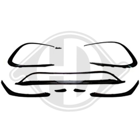 Spoiler anteriore Mercedes classe A W176 AMG Look 12-18 (Cod. D-1682460)