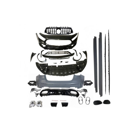 Kit Estetico Mercedes W177 look A45 S griglie GT Black (Cod. E-TCM02452177025002540248)
