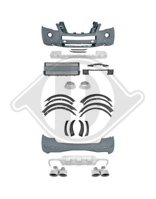 Paraurti anteriore Mercedes M-Klasse (W164) 08-11 (Cod. D-1691550)