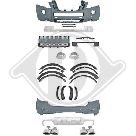 Paraurti anteriore Mercedes M-Klasse (W164) 08-11 (Cod. D-1691550)