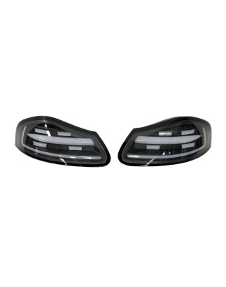 Fari Posteriori Porsche 986 97-04 Led Black Lampeggiamento sequenziale Look 718 (Cod. E-FAPO013)