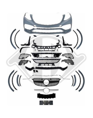 Paraurti anteriore Mercedes GLE-Klasse (W166) 15- (Cod. D-1692351)
