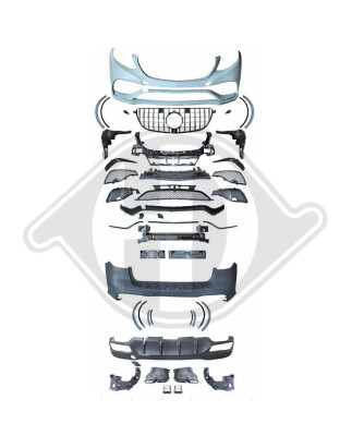 Paraurti anteriore Mercedes GLE-Klasse (W166) 15- (Cod. D-1692354)