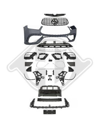 Paraurti anteriore Mercedes GLE (V167) 19- (Cod. D-1693350)