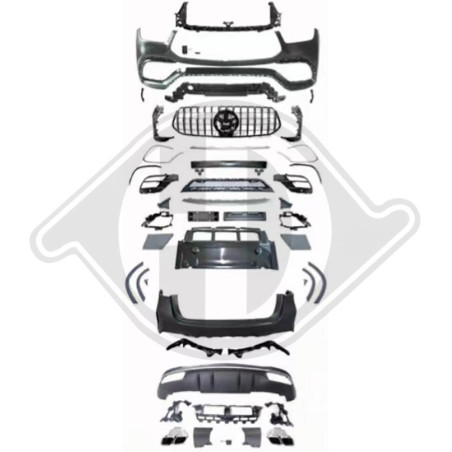 Paraurti anteriore Mercedes GLE (V167) 19- (Cod. D-1693355)