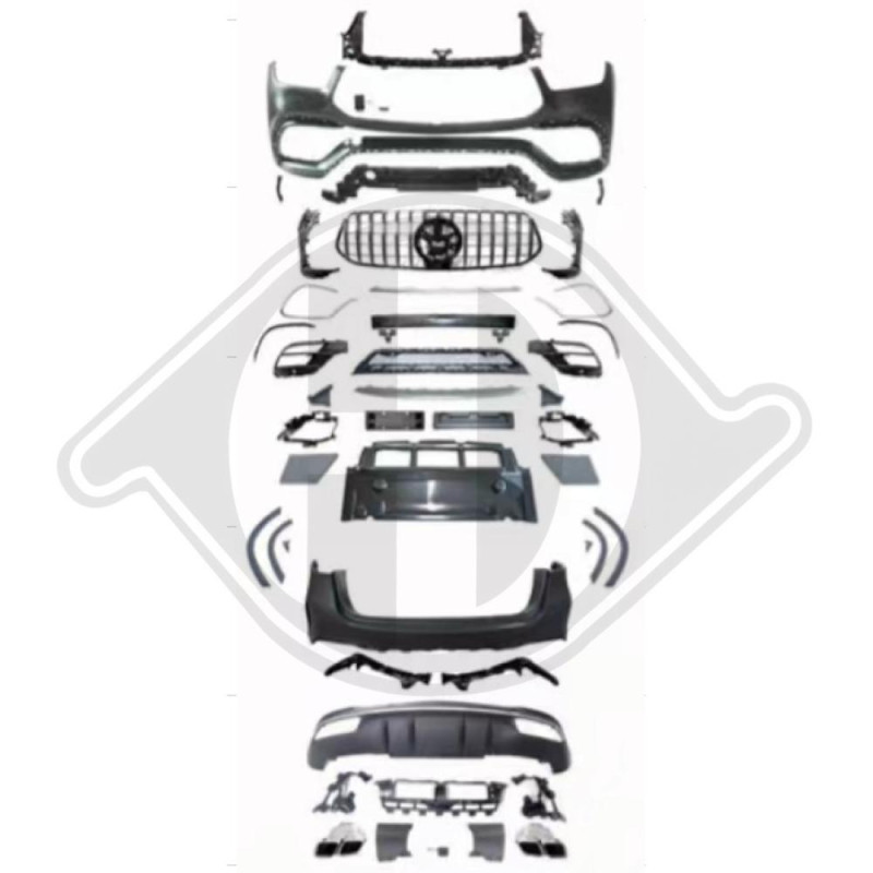 Paraurti anteriore Mercedes GLE (V167) 19- (Cod. D-1693356)