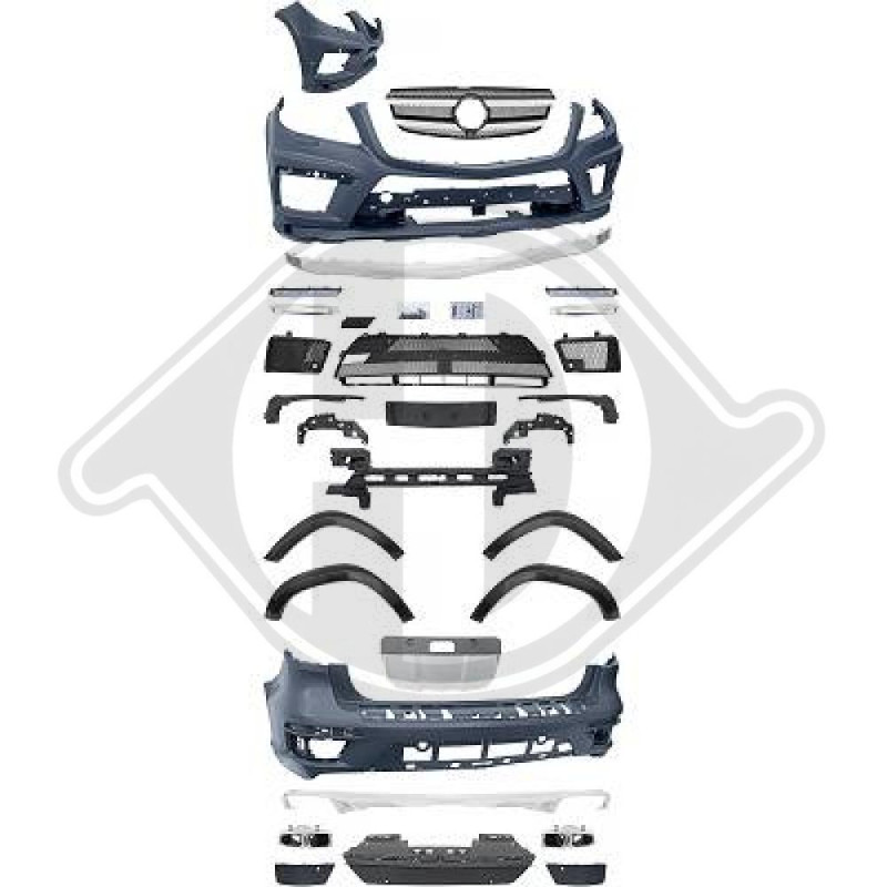 Paraurti anteriore Mercedes GL-Klasse (X166) 12-19 (Cod. D-1697350)