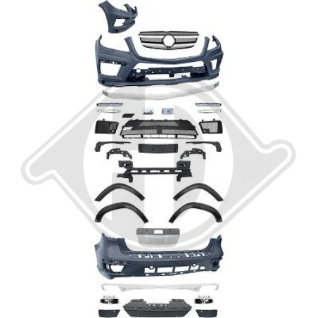 Paraurti anteriore Mercedes GL-Klasse (X166) 12-19 (Cod. D-1697350)