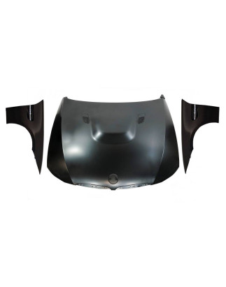 Cofano E Parafanghi Anteriori BMW E90 / E91 05-08 Prefacelift Look M3 (Cod. E-TCB62749005)