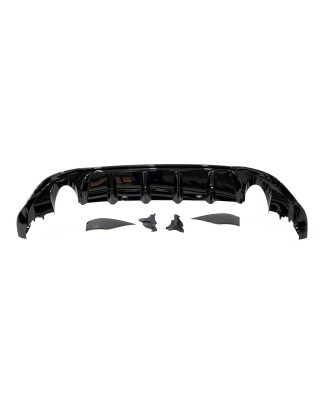 Diffusore Posteriore Volkswagen Golf 7.5 GTI Nero lucido (Cod. E-TCW7061)