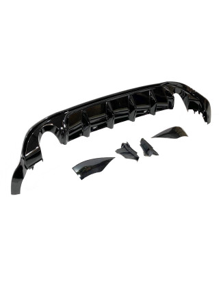 Diffusore Posteriore Volkswagen Golf 7.5 GTI Nero lucido (Cod. E-TCW7061)