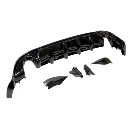 Diffusore Posteriore Volkswagen Golf 7.5 GTI Nero lucido (Cod. E-TCW7061)