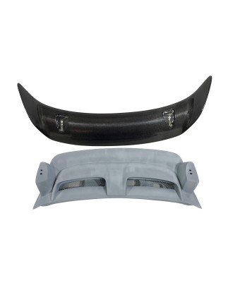 Portellone Fibra Porsche 911 / 997 2005-2008 Look GT2 Con Alettone Carbonio (Cod. E-SPPO14PO12)
