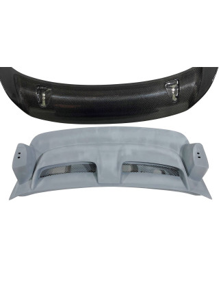 Portellone Fibra Porsche 911 / 997 2005-2008 Look GT2 Con Alettone Carbonio (Cod. E-SPPO14PO12)