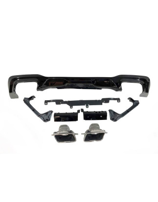 Diffusore Posteriore BMW F44 look M Performance Nero lucido (Cod. E-TCBF447)