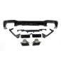 Diffusore Posteriore BMW F44 look M Performance Nero lucido (Cod. E-TCBF447)