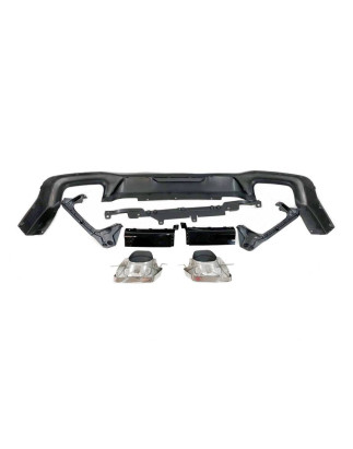 Diffusore Posteriore BMW F44 look M Performance Nero lucido (Cod. E-TCBF447)