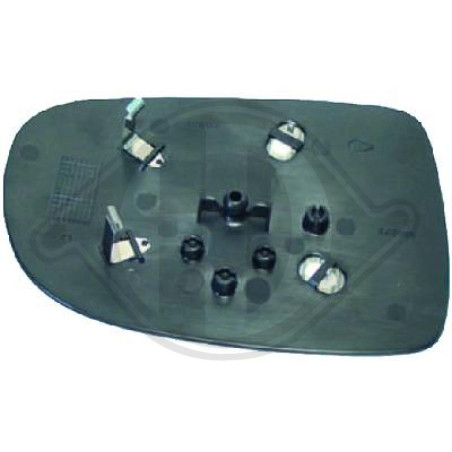 Vetro specchio Specchio esterno Opel Corsa C 00-03 (Cod. D-1813227)
