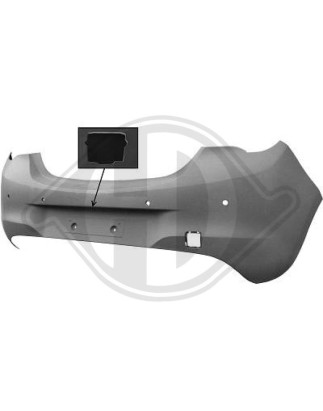 Paraurti posteriore Opel Corsa E 3/5 PORTE 15-19 (Cod. D-1815058)