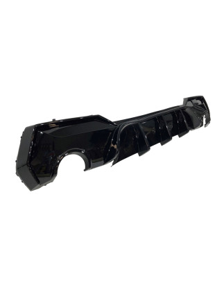 Diffusore Posteriore BMW G22 / G23 Look M Performance Nero lucido (Cod. E-TCBG218)