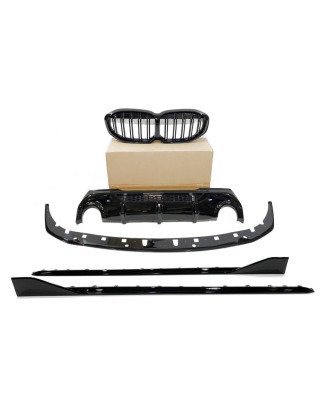 Kit Estetico BMW F40 Look M Performance Nero lucido (Cod. E-TCB4193F403)
