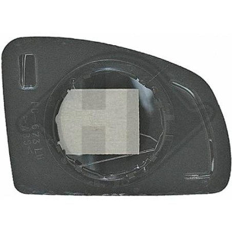 Vetro specchio Specchio esterno Opel Meriva 03-06 (Cod. D-1875129)