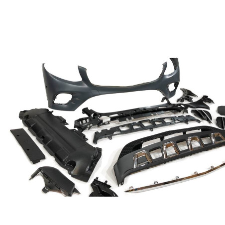Paraurti Anteriore Mercedes X253 / C253 Coupe 2015-2019 look AMG C43 (Cod. E-TCM0321)