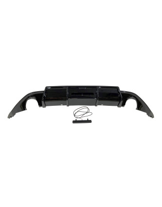 Diffusore Posteriore Volkswagen Golf 7 look TCR Nero lucido (Cod. E-TCW6225)