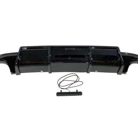 Diffusore Posteriore Volkswagen Golf 7 look TCR Nero lucido (Cod. E-TCW6225)