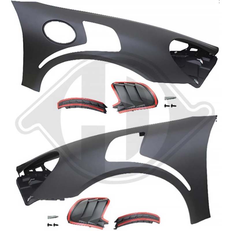 Modanatura decorativa/ protettiva Parafango anteriore sinistro Porsche Boxter 12-17 (Cod. D-2010206)