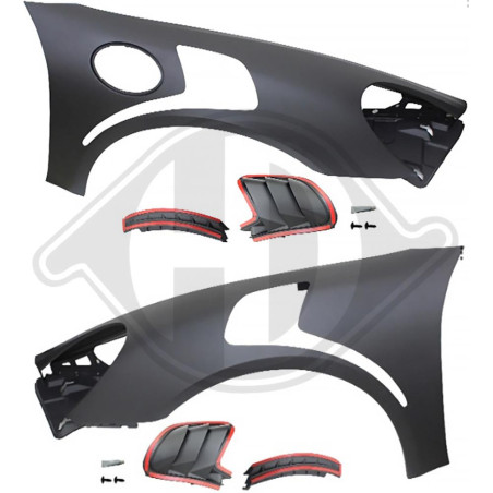 Modanatura decorativa/ protettiva Parafango anteriore sinistro Porsche Boxter 12-17 (Cod. D-2010206)