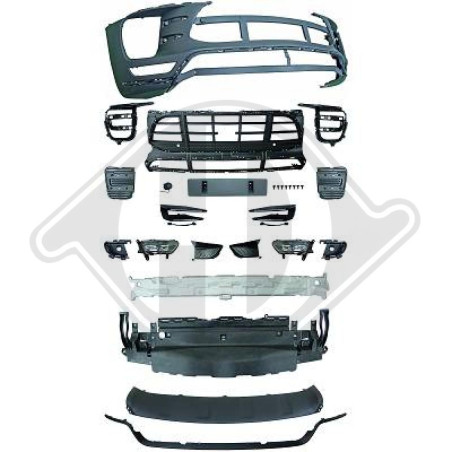 Paraurti anteriore Porsche Macan 14- (Cod. D-2030350)