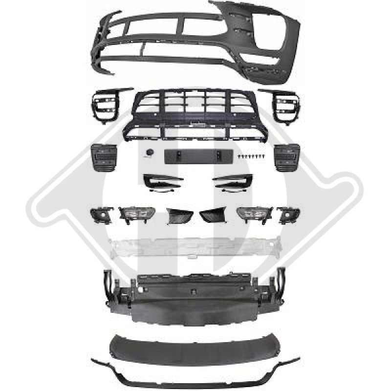 Paraurti anteriore Porsche Macan 14- (Cod. D-2030351)