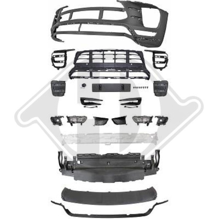 Paraurti anteriore Porsche Macan 14- (Cod. D-2030351)