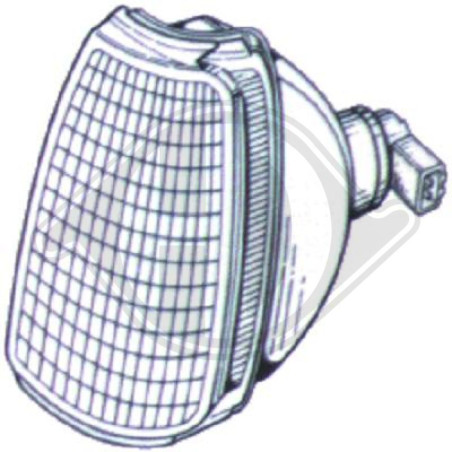 Indicatore direzione anteriore sinistro Volkswagen Polo 90-94 (Cod. D-2202073)