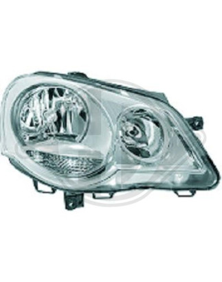 Faro principale 17N° funzioni spia: 4 Volkswagen Cross Polo 05-09 (Cod. D-2205180)