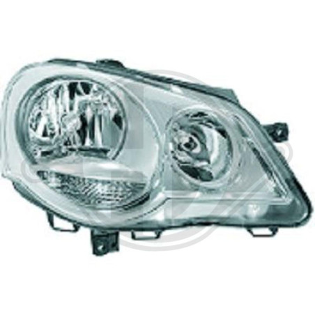 Faro principale 17N° funzioni spia: 4 Volkswagen Cross Polo 05-09 (Cod. D-2205180)