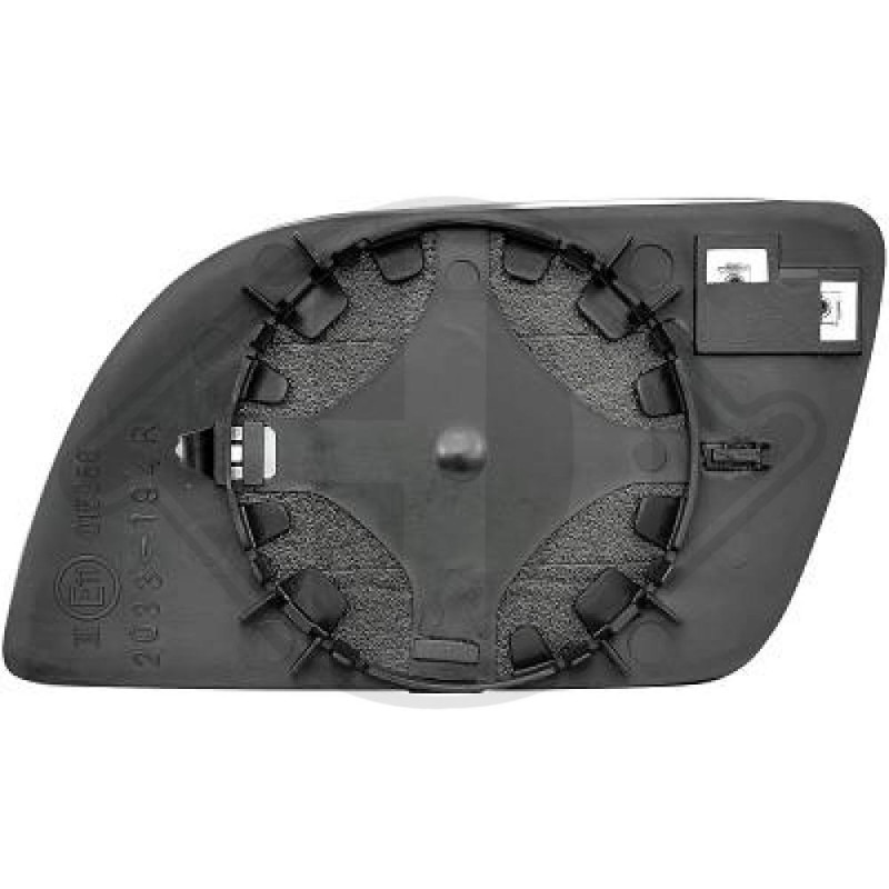 Vetro specchio Specchio esterno Volkswagen Polo 01-05 (Cod. D-2205226)