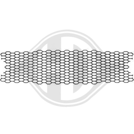 Griglia di ventilazione Paraurti centro Volkswagen Cross Polo 05-09 (Cod. D-2205445)