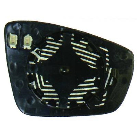 Vetro specchio Specchio esterno Volkswagen Polo 3/5 PORTE 09-14 (Cod. D-2206027)
