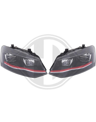 SET FARI ANTERIORI Volkswagen Polo 3/5 PORTE 09-14 (Cod. D-2206582)