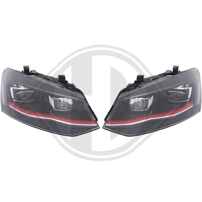 SET FARI ANTERIORI Volkswagen Polo 3/5 PORTE 09-14 (Cod. D-2206582)