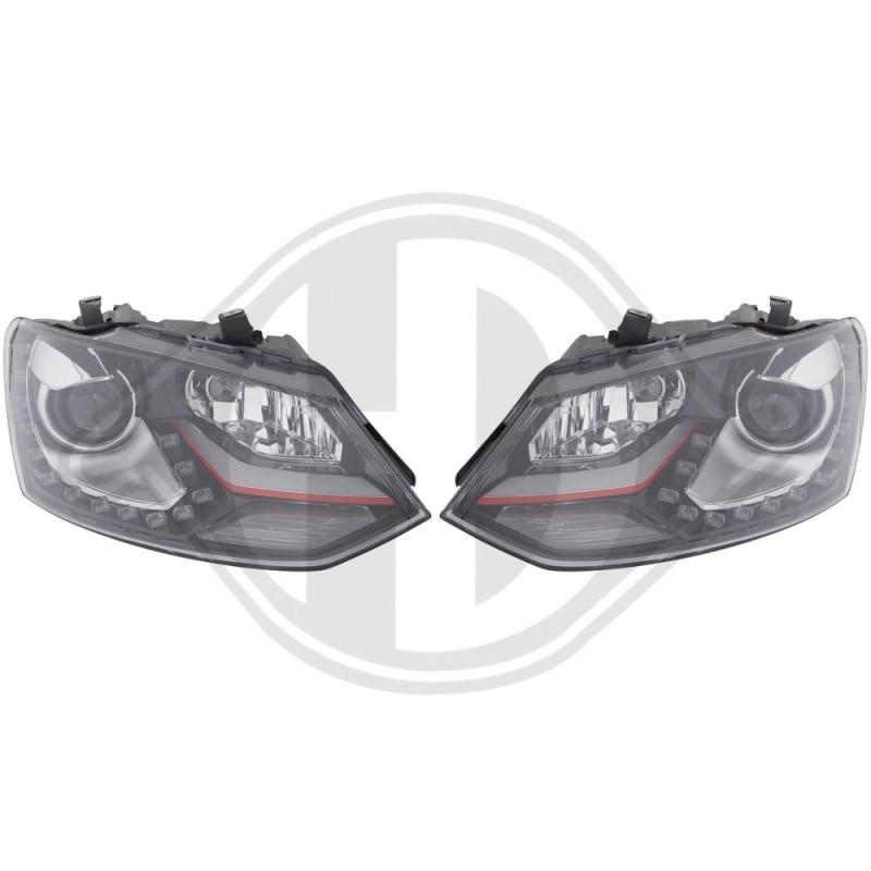 SET FARI ANTERIORI Volkswagen Polo 3/5 PORTE 09-14 (Cod. D-2206584)