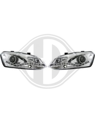 SET FARI ANTERIORI Volkswagen Polo 3/5 PORTE 09-14 (Cod. D-2206585)
