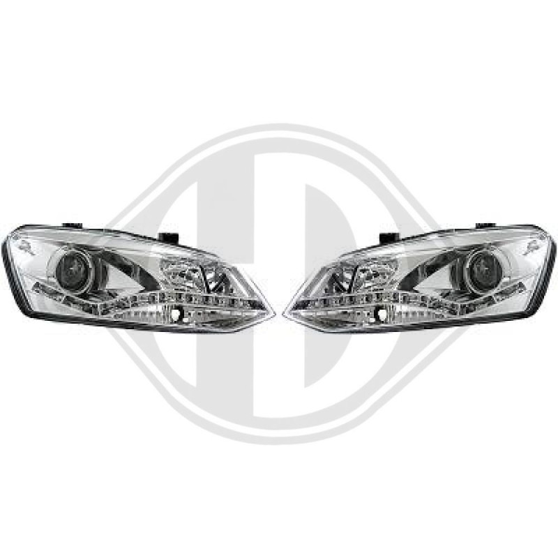 SET FARI ANTERIORI Volkswagen Polo 3/5 PORTE 09-14 (Cod. D-2206585)