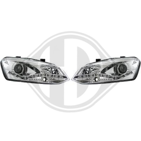 SET FARI ANTERIORI Volkswagen Polo 3/5 PORTE 09-14 (Cod. D-2206585)