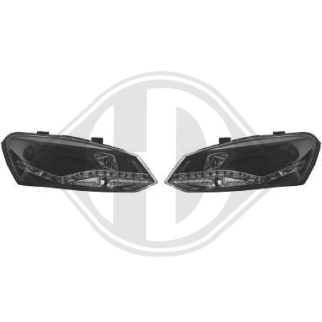 SET FARI ANTERIORI Volkswagen Polo 3/5 PORTE 09-14 (Cod. D-2206685)