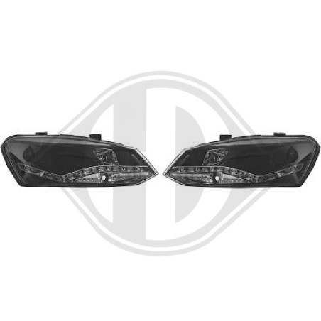 SET FARI ANTERIORI Volkswagen Polo 3/5 PORTE 09-14 (Cod. D-2206686)
