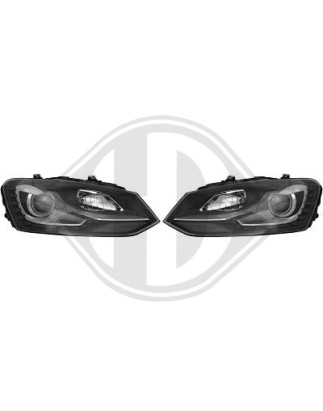 SET FARI ANTERIORI Volkswagen Polo 3/5 PORTE 09-14 (Cod. D-2206786)
